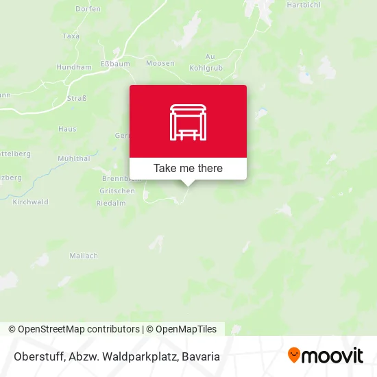 Карта Oberstuff, Abzw. Waldparkplatz