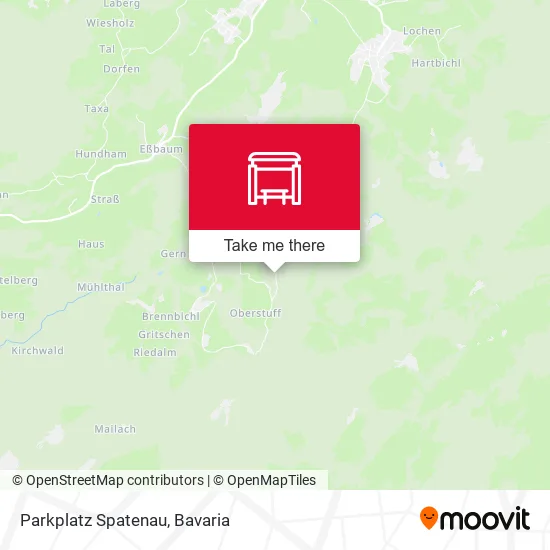 Карта Parkplatz Spatenau
