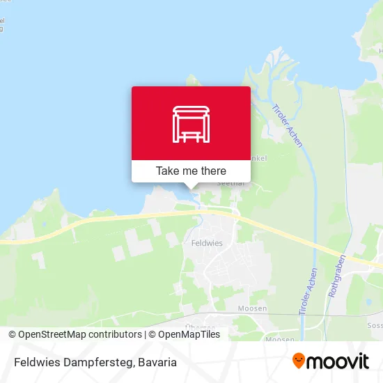 Карта Feldwies Dampfersteg