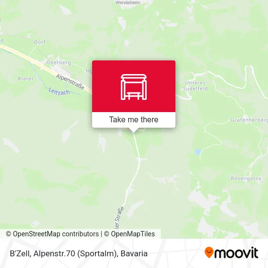 Карта B'Zell, Alpenstr.70 (Sportalm)