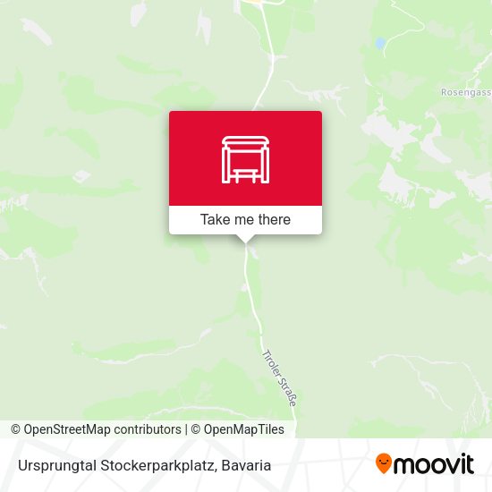 Ursprungtal Stockerparkplatz map