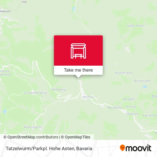 Карта Tatzelwurm/Parkpl. Hohe Asten