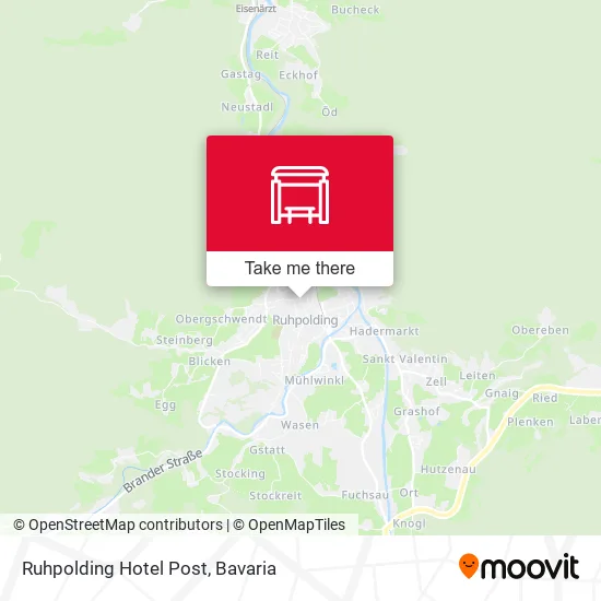 Карта Ruhpolding Hotel Post