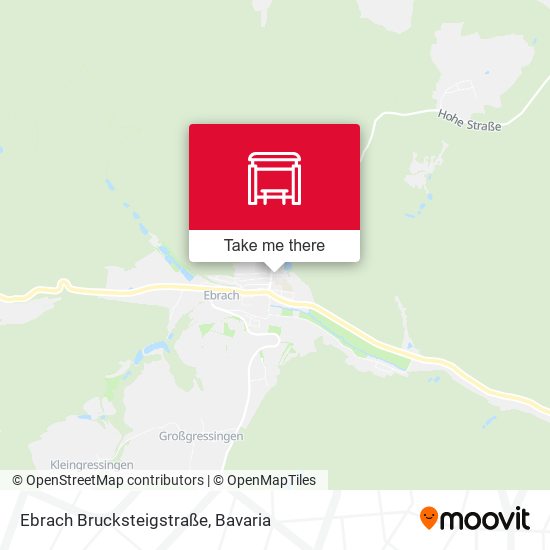 Ebrach Brucksteigstraße map