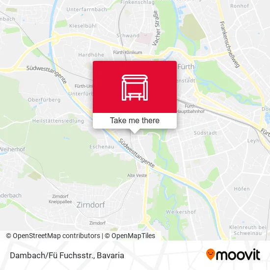 Карта Dambach/Fü Fuchsstr.