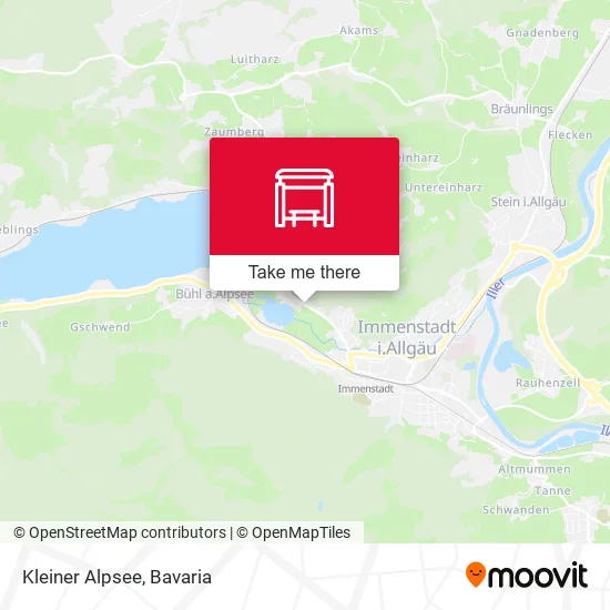 Карта Kleiner Alpsee
