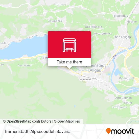 Immenstadt, Alpseeoutlet map