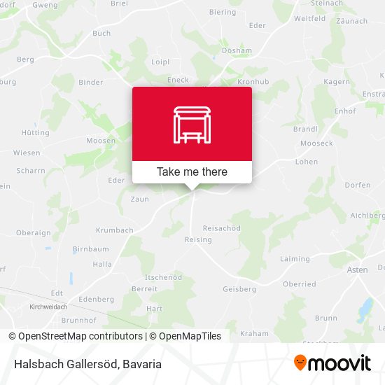 Карта Halsbach Gallersöd