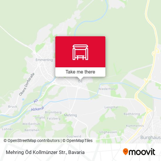 Mehring Öd Kollmünzer Str. map