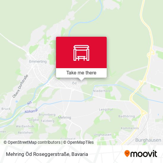 Mehring Öd Roseggerstraße map
