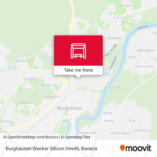 Карта Burghausen Wacker Silicon Vinolit