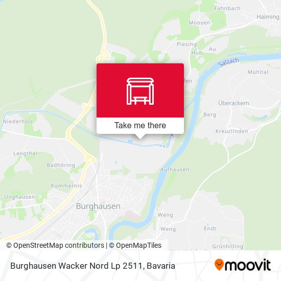 Burghausen Wacker Nord Lp 2511 map
