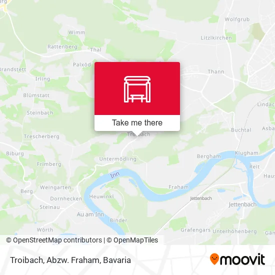 Карта Troibach, Abzw. Fraham