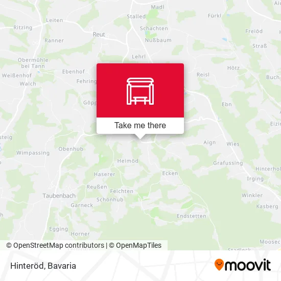 Карта Hinteröd