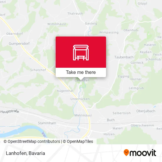 Карта Lanhofen