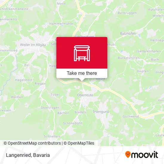 Карта Langenried