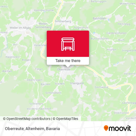 Карта Oberreute, Altenheim