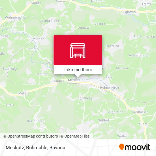 Карта Meckatz, Buhmühle