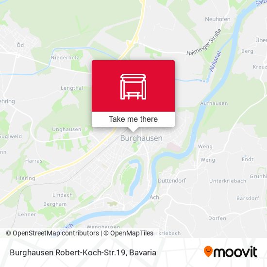 Burghausen Robert-Koch-Str.19 map