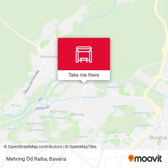 Карта Mehring Öd Raiba