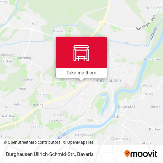 Burghausen Ullrich-Schmid-Str. map