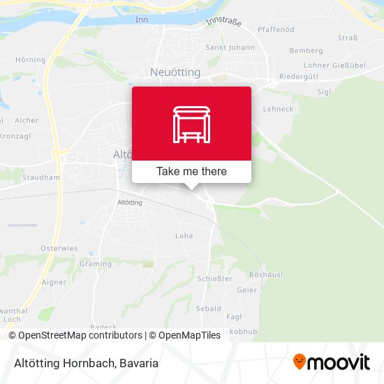 Altötting Hornbach map