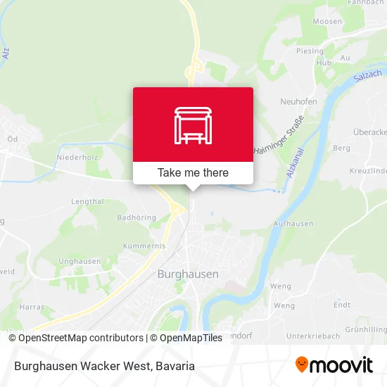 Карта Burghausen Wacker West