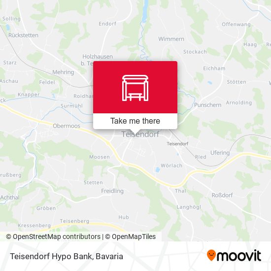 Teisendorf Hypo Bank map