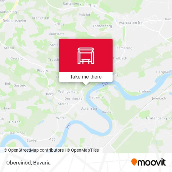 Карта Obereinöd