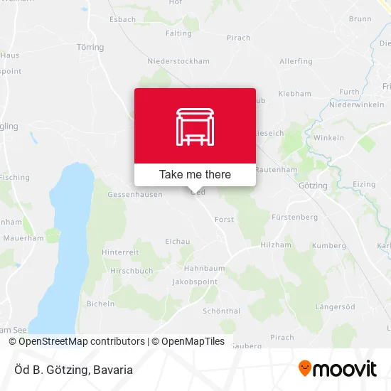 Карта Öd B. Götzing