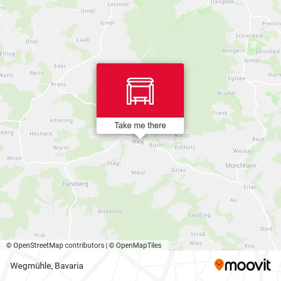 Карта Wegmühle