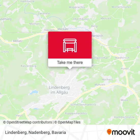 Карта Lindenberg, Nadenberg