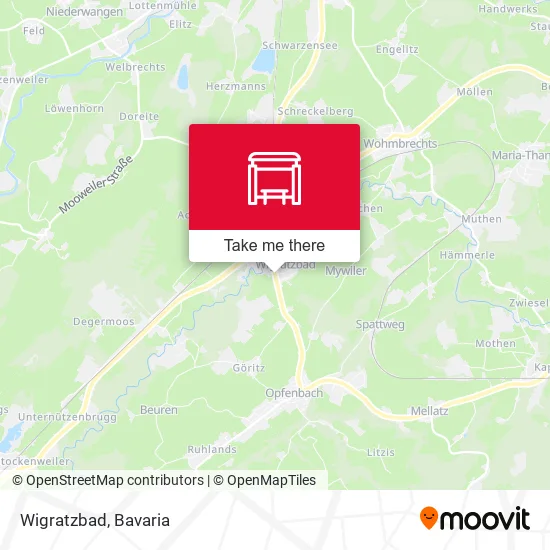 Карта Wigratzbad