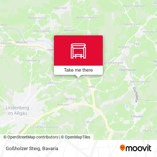 Карта Goßholzer Steig