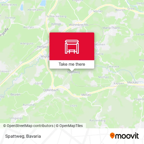 Карта Spattweg