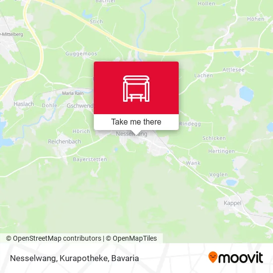 Карта Nesselwang, Kurapotheke