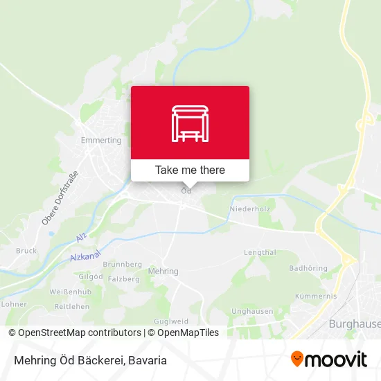 Карта Mehring Öd Bäckerei