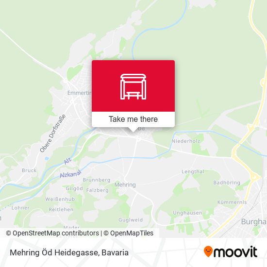 Mehring Öd Heidegasse map