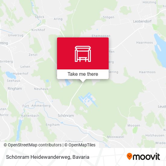 Schönram Heidewanderweg map