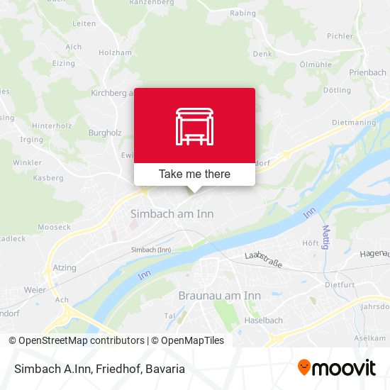Simbach A.Inn, Friedhof map