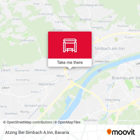 Atzing Bei Simbach A.Inn map
