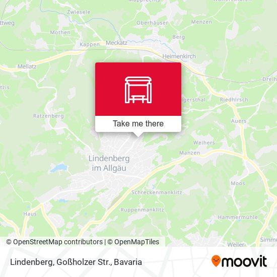 Lindenberg, Goßholzer Str. map