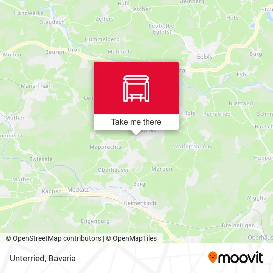 Карта Unterried