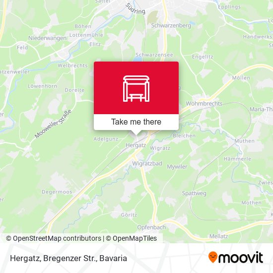 Карта Hergatz, Bregenzer Str.