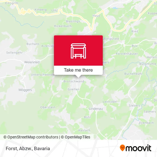 Карта Forst, Abzw.
