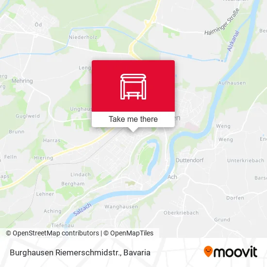 Карта Burghausen Riemerschmidstr.