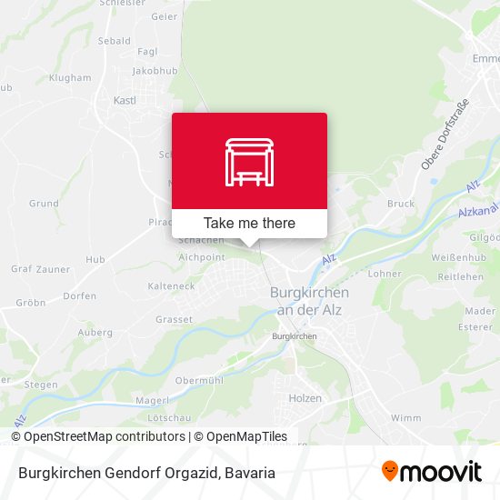 Burgkirchen Gendorf Orgazid map