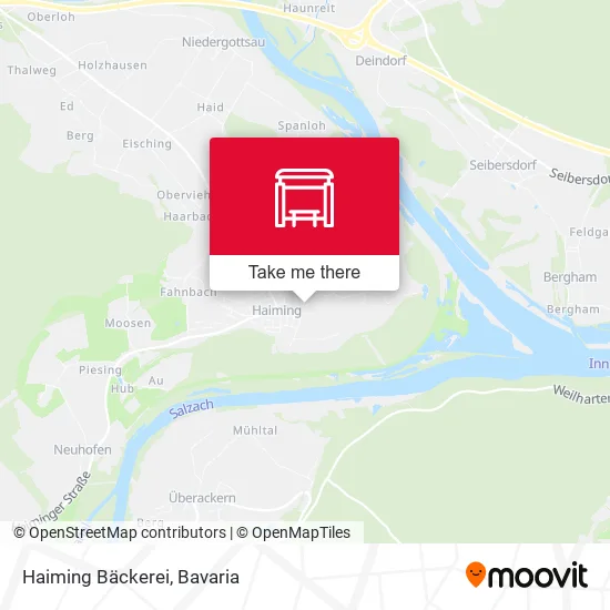 Карта Haiming Bäckerei