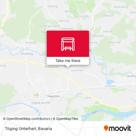 Карта Töging Unterhart