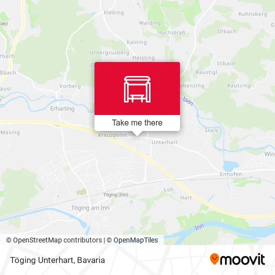 Карта Töging Unterhart